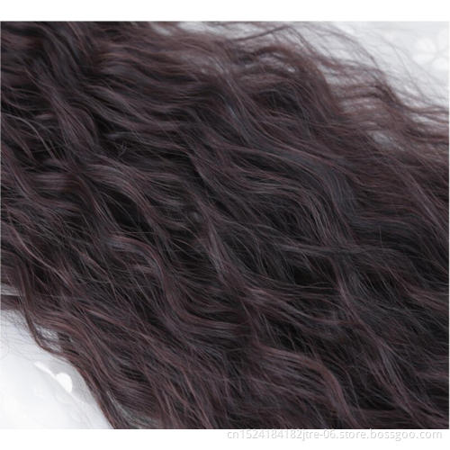 natural hair best long corn wavy drawstring ponytail extension hairstyle, fashion lady black ponytail hair extension wig